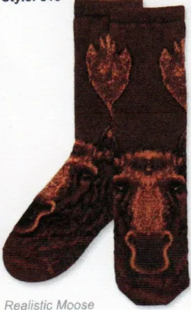 FBF Realistic Moose Sock