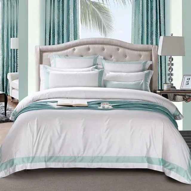 5-Star Hotel White Luxury 100% Egyptian Cotton Bedding Sets