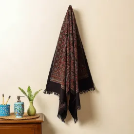 Ajrakh Block Printed Handloom Cotton Towel