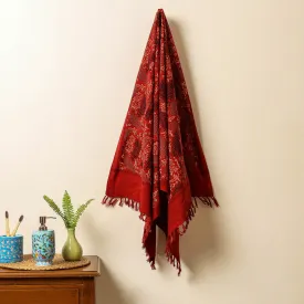 Ajrakh Block Printed Handloom Cotton Towel