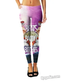 Beats Bacon Bitches Leggings