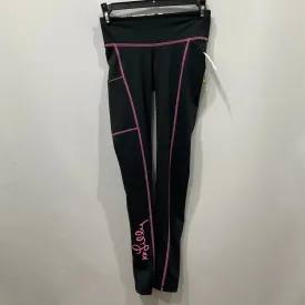 Black & Pink Athletic Leggings Lilly Pulitzer, Size Xxs