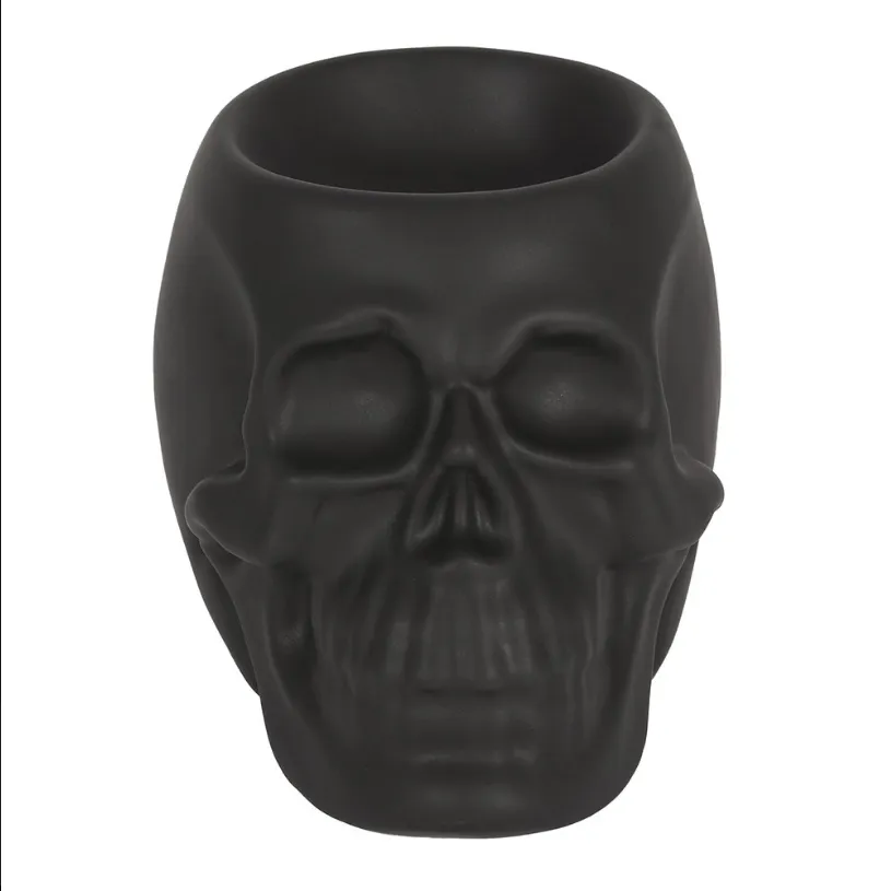 Black Skull Oil Burner