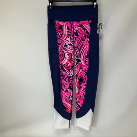 Blue & Pink Athletic Leggings Lilly Pulitzer, Size Xs