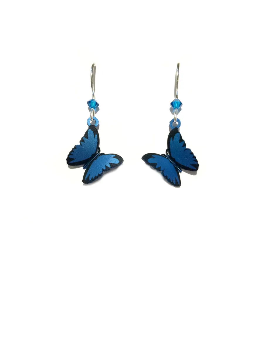 Blue Butterfly Dangles by Sienna Sky