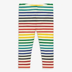 Clearance baby legging in rainbow stripe