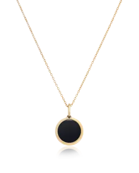 Coin Piece Necklace - 18K Gold Vermeil