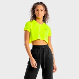 Core Crop Tee - Neon