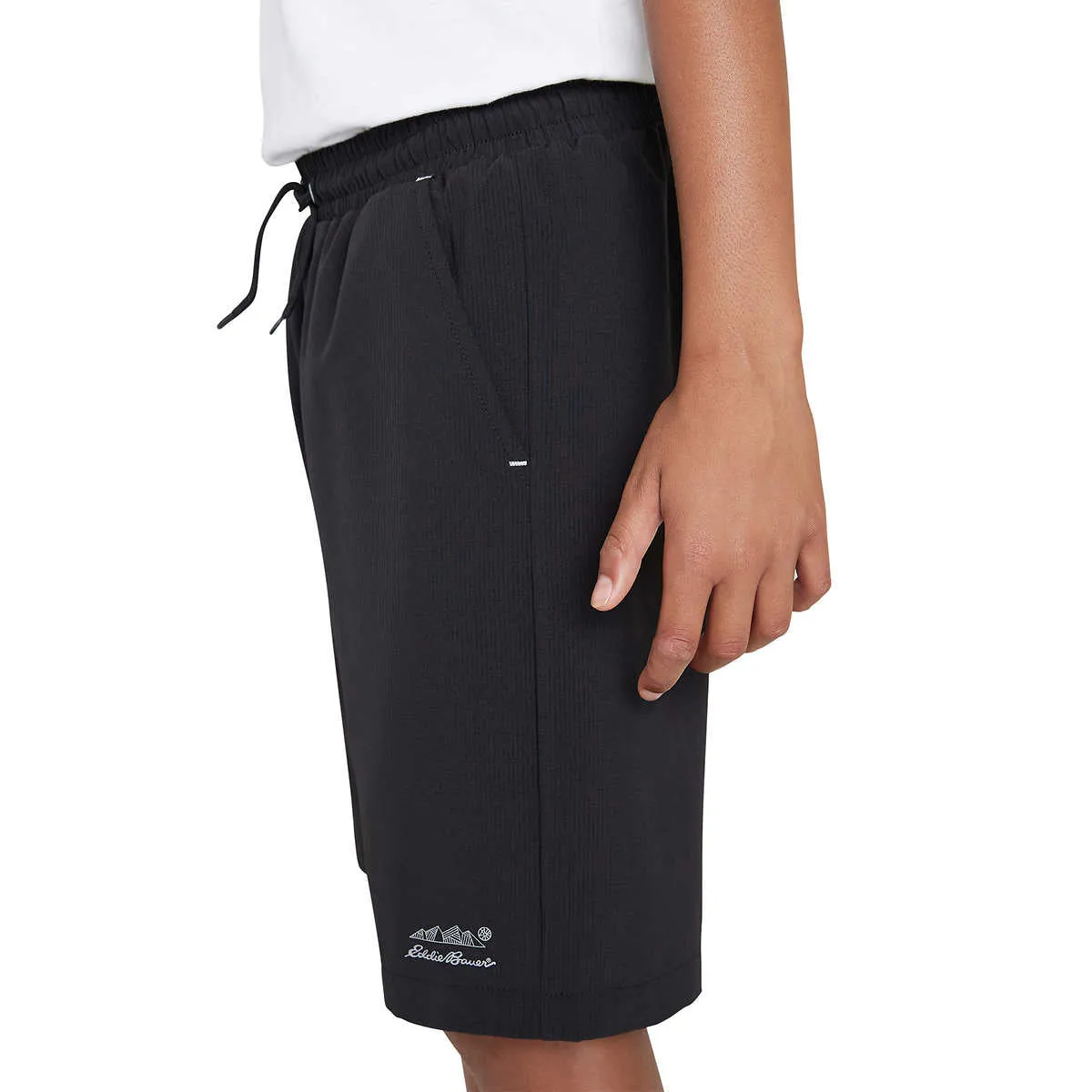 Eddie Bauer Big Boy's 2-pack Youth Hybrid Quick Dry Mesh Lined Casual Active Shorts