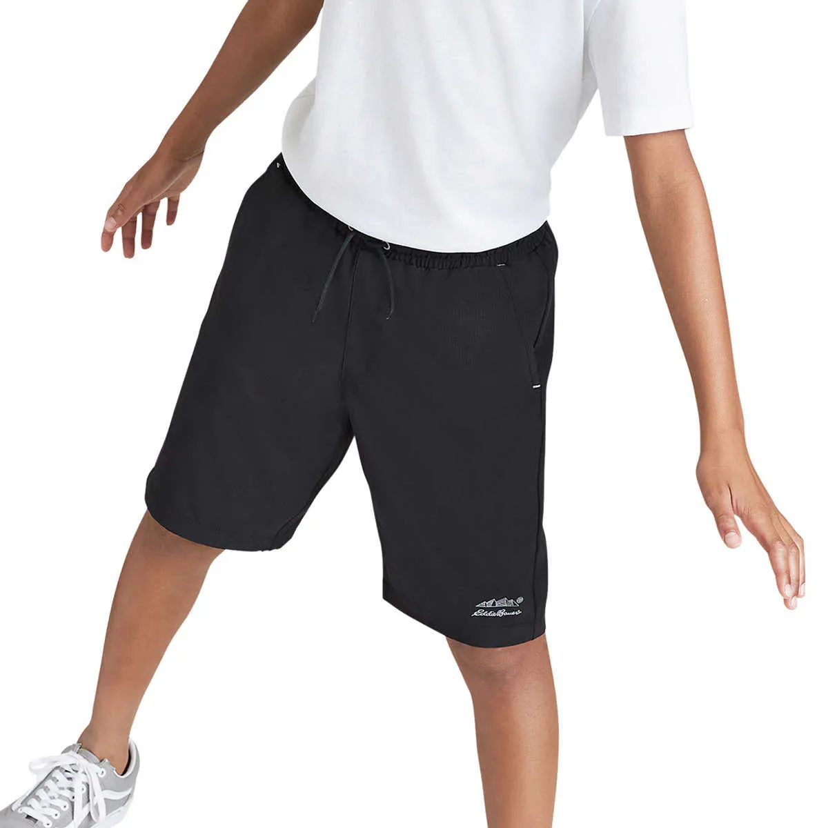 Eddie Bauer Big Boy's 2-pack Youth Hybrid Quick Dry Mesh Lined Casual Active Shorts