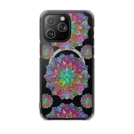 Elegant Mandala MagSafe®-Compatible iPhone 14/15 Impact Case