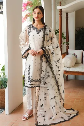 EMBROIDERED PRINTED LAWN UF-649