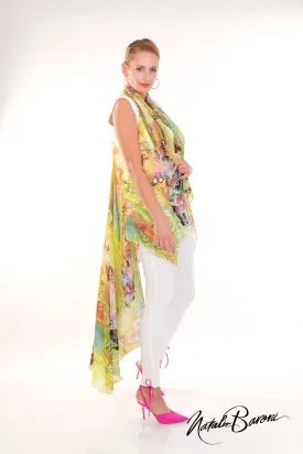 Extra Long Sleeveless Duster - Lido