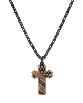 Faded Glory Cross Necklace