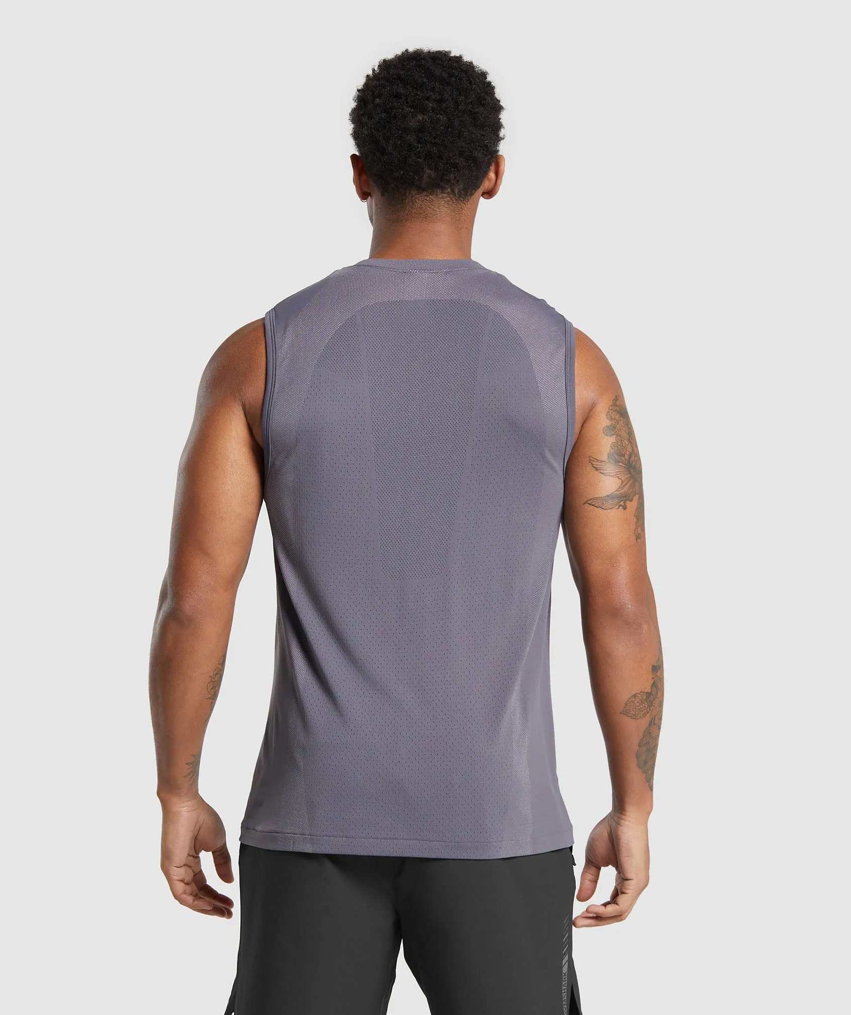 Gymshark Apex Seamless Tank - Dark Grey/Light Grey