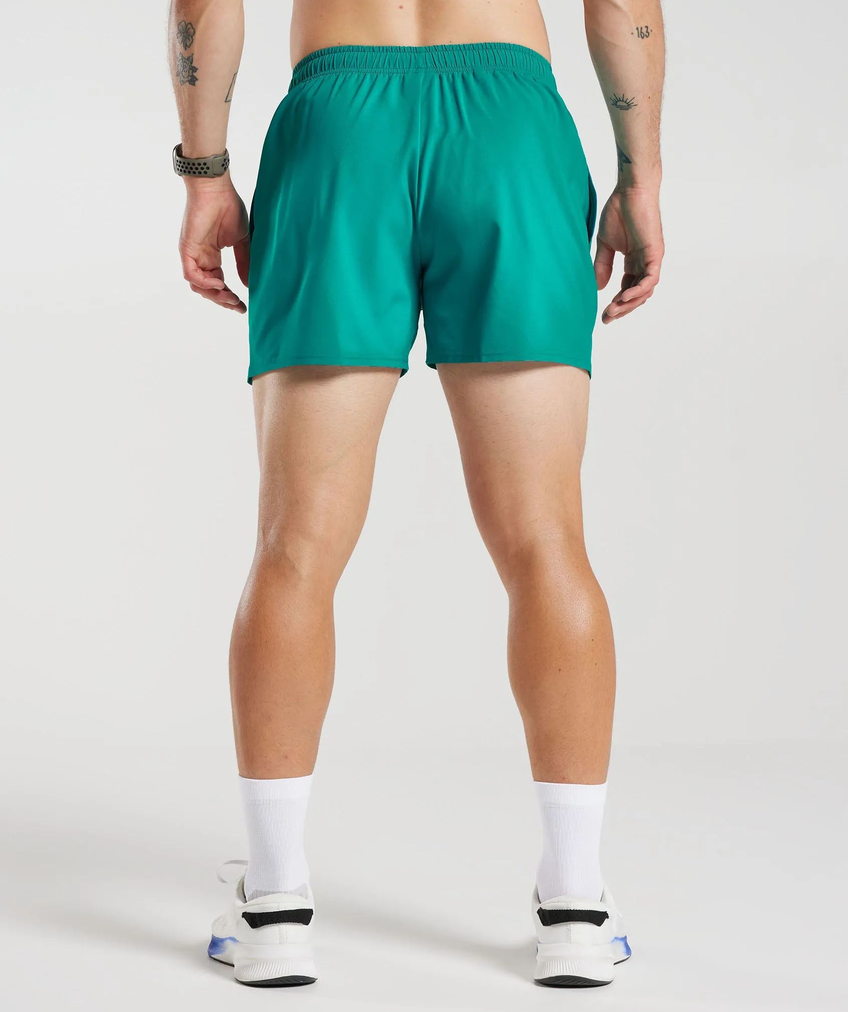 Gymshark Arrival 5" Shorts - Seafoam Blue