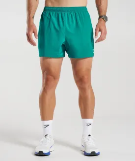 Gymshark Arrival 5" Shorts - Seafoam Blue