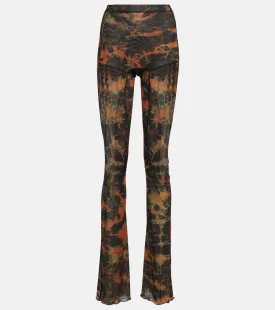 Halcyon Knwls Printed Jersey Leggings, Multicolor