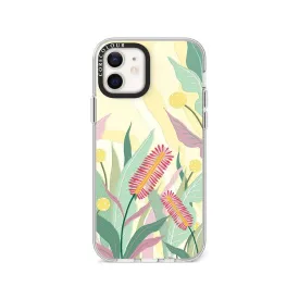 iPhone 12 Crimson Bottlebrush Phone Case