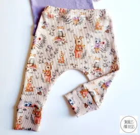 Leggings-Woodland Friends Print-New!