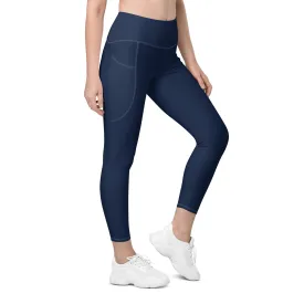 Navy Leggings with pockets