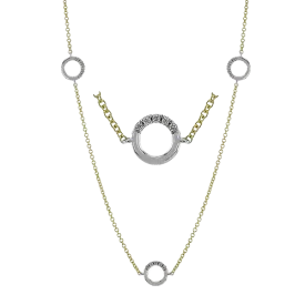 Necklace in 18k Gold with Diamonds