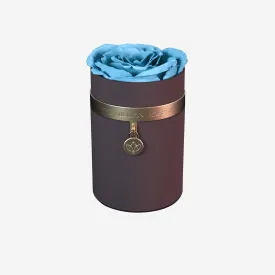 One in a Million™ Round Coffee Box | Charm Edition | Light Blue Rose