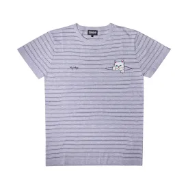 Peek A Nermal Knit Tee (Gray / Black)