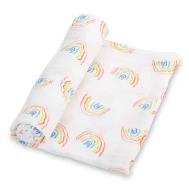 Rainbow Baby Swaddle Blanket