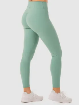 SERENE CROSS OVER SCRUNCH LEGGINGS GREEN