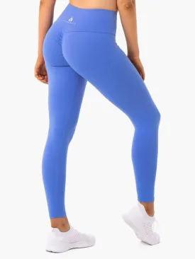 STAPLES SCRUNCH BUM LEGGINGS IRIS BLUE